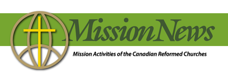 Go to the Mission News website. Mission activities for the Canadian Reformed Churches.
