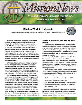 Download Mission News Volume 12 - August 25, 2017